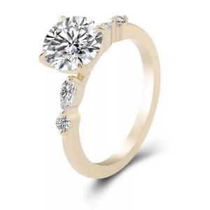 Moissanite 10k gold  1 carat moissanite